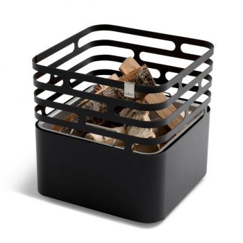Preview: Höfats® CUBE Feuerkorb & Grill & Hocker Schwarz